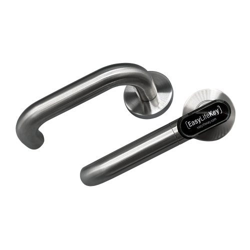 EasyLifeKey® • Digitaler Türdrücker (Rundrosette mit U-Griff) • diverse Ausführungen