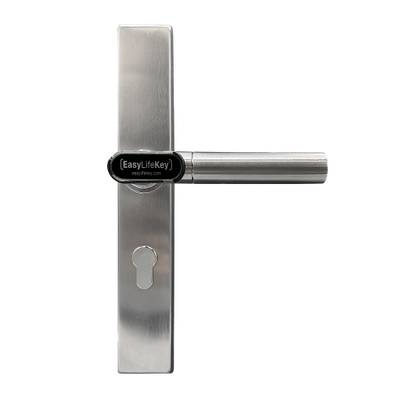 EasyLifeKey® Digitaler Türdrücker • Ausführung: Langschild "schmal" mit L-Griff