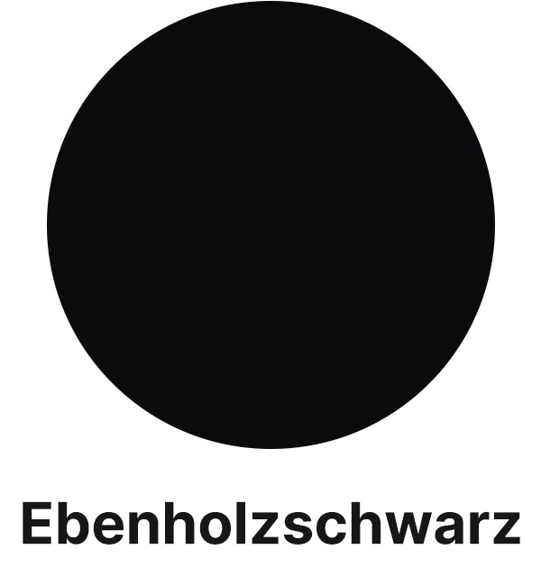Farbe Ebenholzschwarz