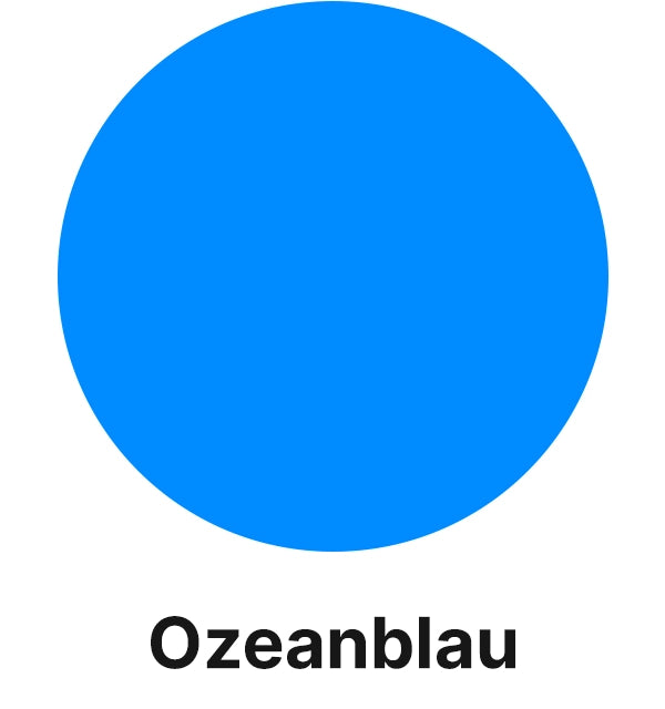 Farbe Ozeanblau