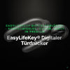 EasyLifeKey® Digitaler Türdrücker • Ausführung: Rundrosette mit U-Griff für Flucht- und Rettungswege – Clean Showcase