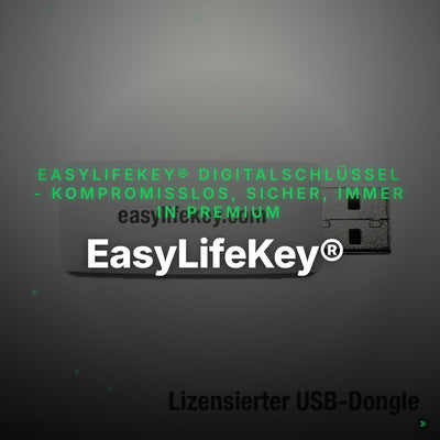 EasyLifeKey® • USER-Software - KEYNG • USB-Dongle (868 MHz) • OS Windows 11 – Clean Showcase
