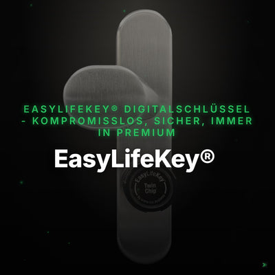 EasyLifeKey® • Digitaler Knaufprofilzylinder 2120-45 • Schutzklasse: IP66 – Clean Showcase