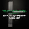 EasyLifeKey® Digitaler Türdrücker • Ausführung: Langschild "schmal" mit L-Griff – Clean Showcase