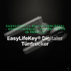 EasyLifeKey® Digitaler Türdrücker • Ausführung: Rundrosette mit L-Griff – Clean Showcase